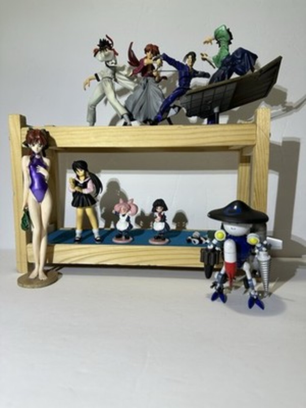 Anime Figure Lot – Hobby Base Banpei, Kenshin, Sailor Moon Gashapon + More